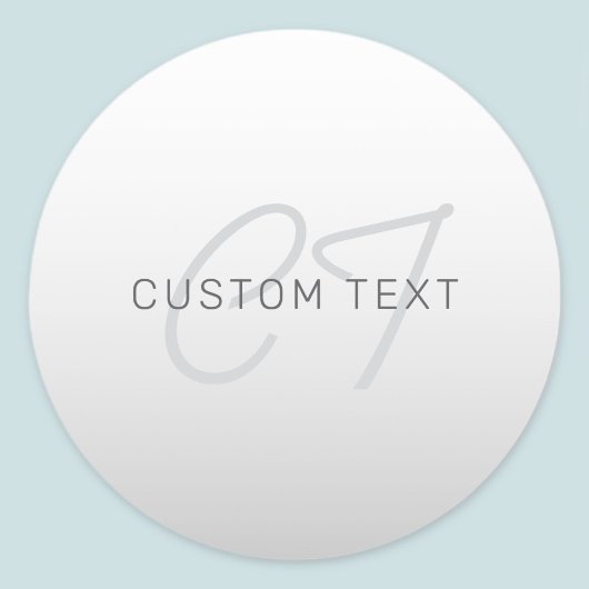 Bewerkbare tekst voor bedrijven, begroeting of naa ronde sticker