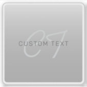 Bewerkbare tekst voor bedrijven, begroeting of naa sticker (Voorkant)