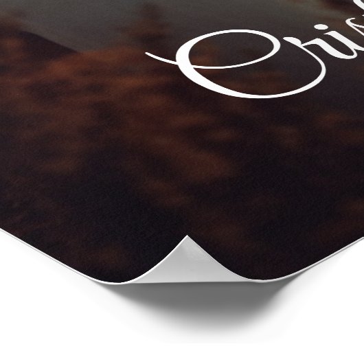 Bewerkbare tekstkleuren Modern bruiloft welkomstbo Poster (Hoek)