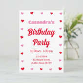 Bewerkbare Texas Valentijnsdagfeest Kaart (Staand voorkant)