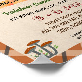 Bewerkbare Thanksgiving herfst event flyer Poster (Hoek)