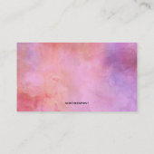 Bewerkbare theatermaskers Dinner Theatre Visitekaartje (Achterkant)