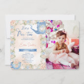 Bewerkbare theepartij foto uitnodiging (Voorkant)