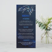 Bewerkbare thema's voor bruiloft menukaart (Staand voorkant)