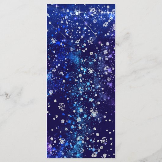 Bewerkbare thema's voor Masquerade Party Menu kaar (Achterkant)