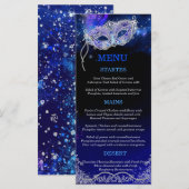 Bewerkbare thema's voor Masquerade Party-menu kaar Menu (Voorkant / Achterkant)