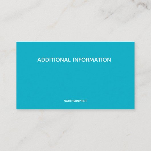 Bewerkbare thuiszorg en persoonlijke verzorging visitekaartje (Achterkant)