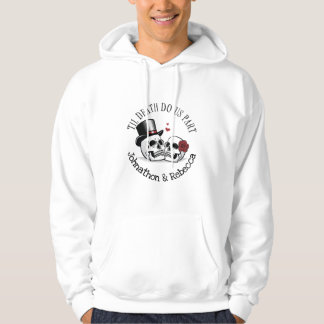 Bewerkbare Til Death Do Us Part Wedding Hoodie