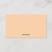 Bewerkbare toeristen met bagage reisagent visitekaartje (Achterkant)