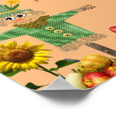 Bewerkbare Town Herfst Festival Poster (Hoek)