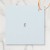 Bewerkbare Train Squared Dank u Label (Achterkant)