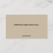 Bewerkbare trappen en leuningen visitekaartje (Achterkant)