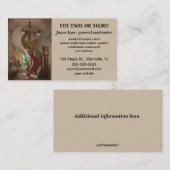 Bewerkbare trappen en leuningen visitekaartje (Voorkant / Achterkant)