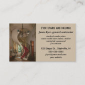 Bewerkbare trappen en leuningen visitekaartje (Voorkant)