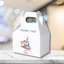 Bewerkbare Trein Avontuur Verjaardag Favoriet Box