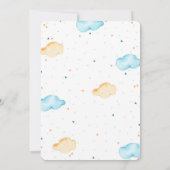 Bewerkbare Trein Verjaardagsuitnodigingen Kaart (Achterkant)