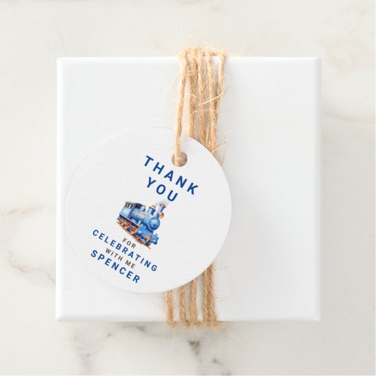 Bewerkbare Treincirkel Dank u Label Trein (In situ)