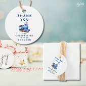 Bewerkbare Treincirkel Dank u Label Trein