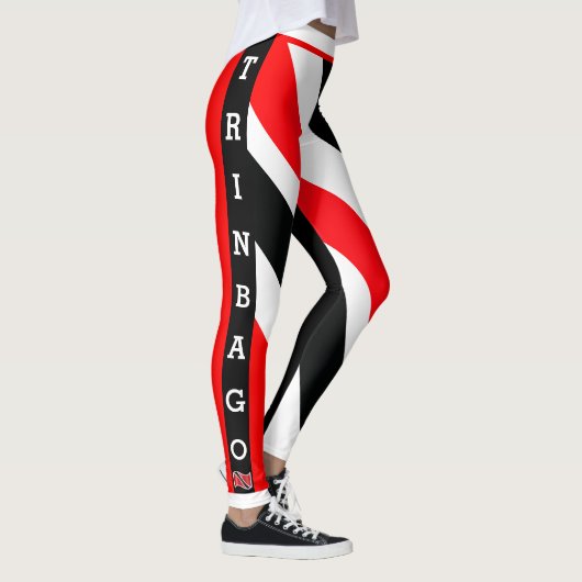 Bewerkbare TRINBAGO (teamnaam) Leggings (Rechts)