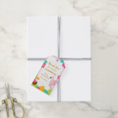 Bewerkbare Tropical Party-voorkeurslabels Cadeaulabel (Met Touw)