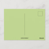 Bewerkbare tulpen en paaseieren op gras Pasen Briefkaart (Achterkant)