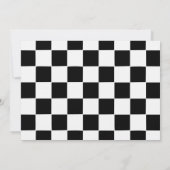 Bewerkbare Twee Fast Racing Car Foto Verjaardagsfe Kaart (Achterkant)