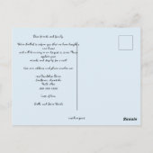 Bewerkbare twee groene ballonnen We're Moving Noti Briefkaart (Achterkant)