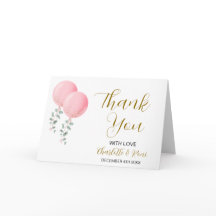 Bewerkbare Twin Girls Baby shower Dank u kaart