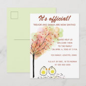 Bewerkbare Two Chicks Adoptie Uitnodiging Kaart (Voorkant / Achterkant)