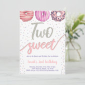 Bewerkbare uitnodiging voor 2e verjaardagsfeest (Staand voorkant)