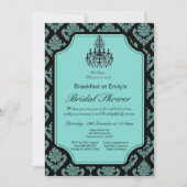 Bewerkbare uitnodiging voor bruidsontbijt bruiloft (Voorkant)