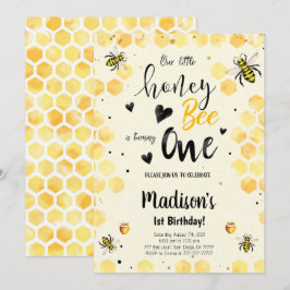 Bewerkbare uitnodiging voor de verjaardag van de b