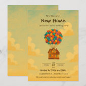 Bewerkbare Uitnodiging Voor Een Housewarming (Voorkant / Achterkant)