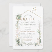 Bewerkbare uitnodiging voor een housewarmingfeest (Voorkant)