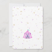 Bewerkbare uitnodigingen voor carnaval verjaardag (Achterkant)