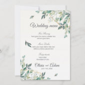 Bewerkbare uitnodigingenset voor bruiloft | Voor e Kaart (Voorkant)