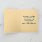 Bewerkbare Vader Hond en Puppy Vaderdag Kaart (Binnen)