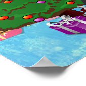 Bewerkbare vakantie Bazaar Poster (Hoek)