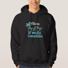 Bewerkbare vakantiecruise hoodie