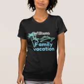 Bewerkbare vakantiecruise t-shirt (Voorkant)