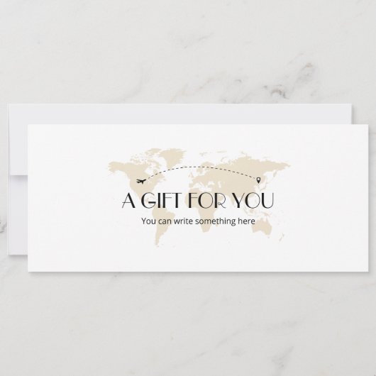 Bewerkbare Vancouver Canada Plane Boarding Pass Kaart (Achterkant)