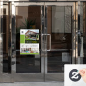 Bewerkbare vastgoed vensterklemming raamsticker (Kantoordeur)