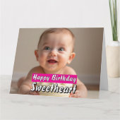 Bewerkbare Verjaardag Kaart – Sweet Cake Design Di (Voorkant)