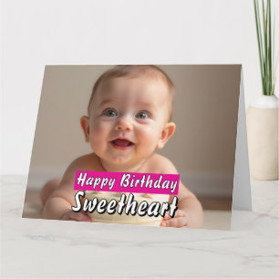 Bewerkbare Verjaardag Kaart – Sweet Cake Design Di