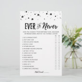 bewerkbare verjaardagsgame ooit of nooit (Staand voorkant)