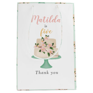 bewerkbare verjaardagstaart medium cadeauzakje