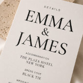Bewerkbare Verticale Typografie Luxe Details Kaart
