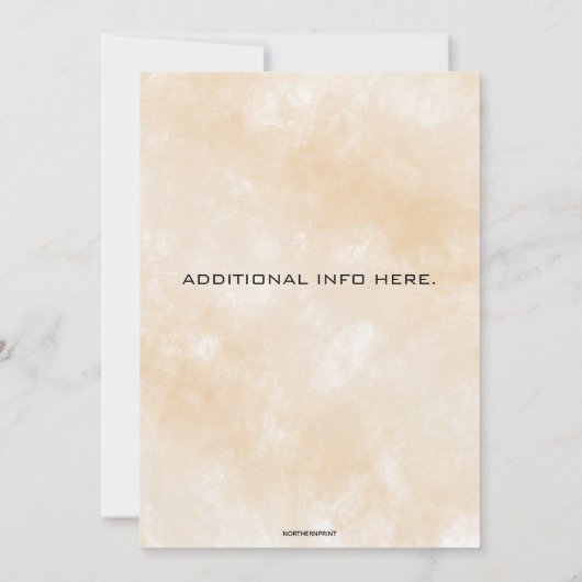 Bewerkbare Verzamel rond de Grill BBQ Kaart (Achterkant)