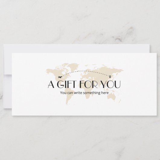 Bewerkbare Vietnam Plane Boarding Pass Kaart (Achterkant)