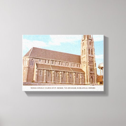 Bewerkbare vintage reisfotografie canvas afdruk (Voorkant)